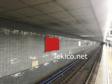 看板 Osakametro 肥後橋駅 ホーム No 1 3 関西の駅 電車 交通 屋外広告の検索サイト Ekico エキコ