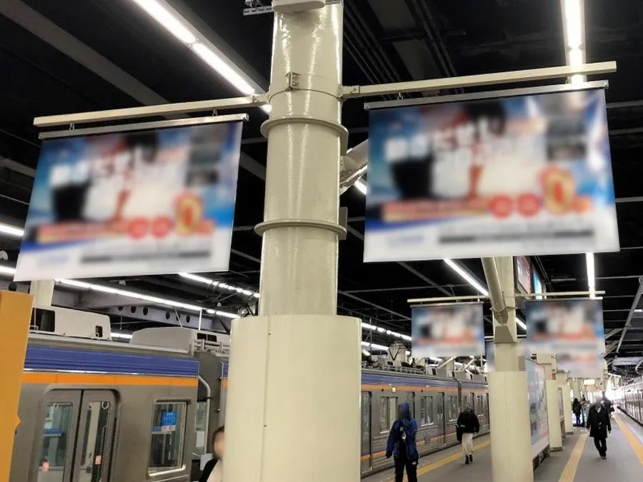 なんば駅　SP媒体