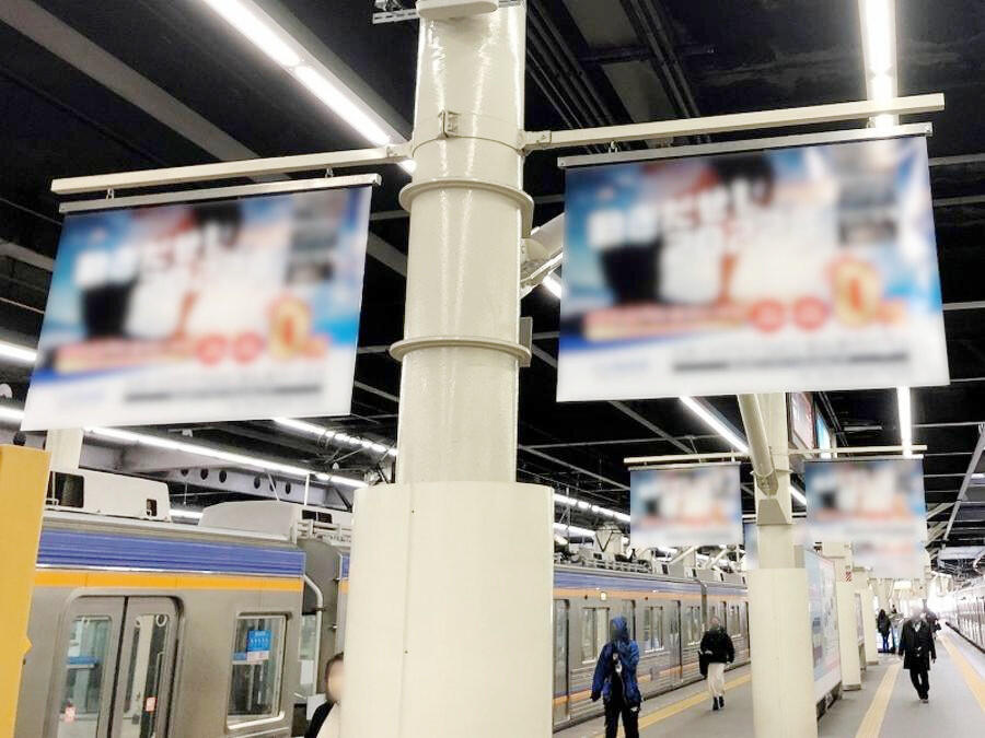 なんば駅 SP広告